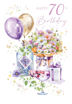 Picture of HAPPY 70TH BIRTHDAY CARD
